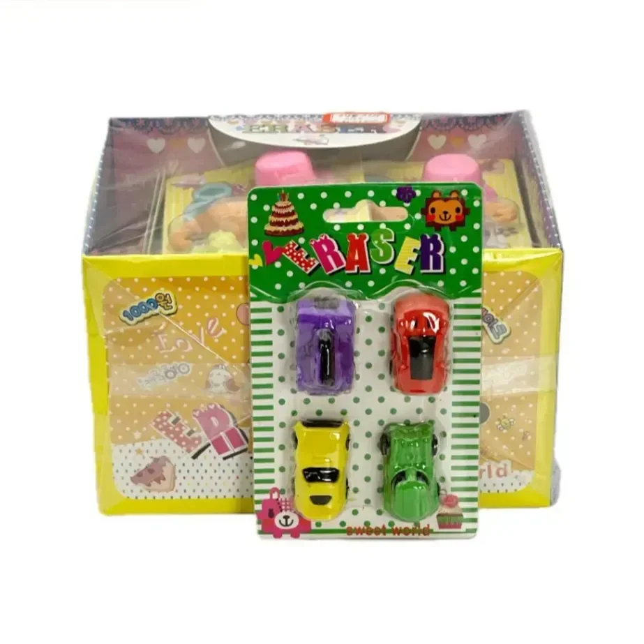 Speedy Squad Car Eraser Set - Bear Hugs