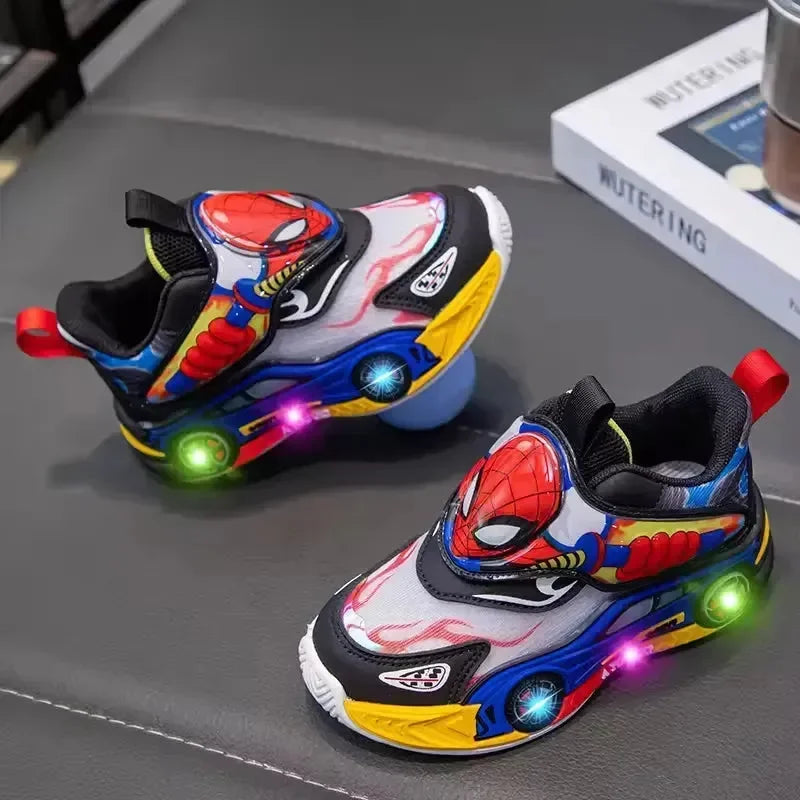 Spider-Stride LED Light-Up Sneakers - Bear Hugs