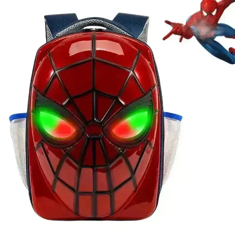 Spiderman 3D Glowing Backpack For Kids - Bear Hugs