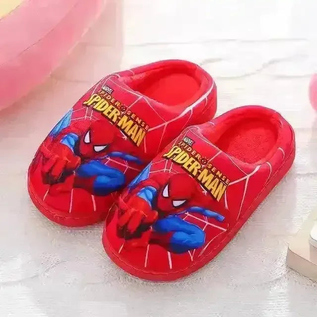 Spiderman Cartoon Comfy Slippers - Bear Hugs