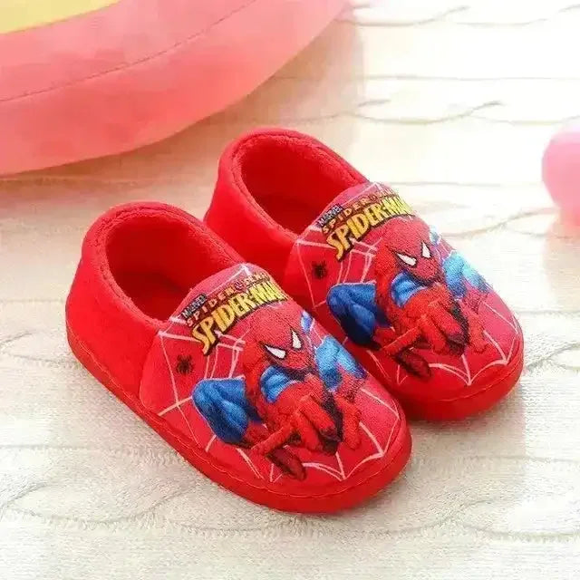 Spiderman Cartoon Comfy Slippers - Bear Hugs