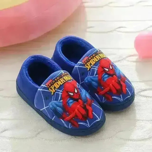 Spiderman Cartoon Comfy Slippers - Bear Hugs