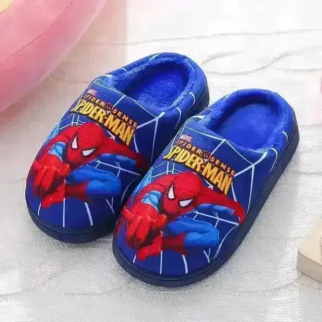 Spiderman Cartoon Comfy Slippers - Bear Hugs