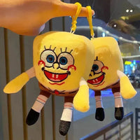 Spongebob & Sullivan Plush Keychain - Bear Hugs