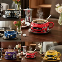 Sports Car Shaped Coffee Mug (400 ml) - Bear Hugs