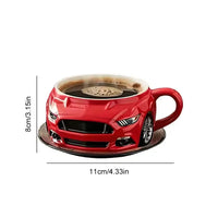 Sports Car Shaped Coffee Mug (400 ml) - Bear Hugs