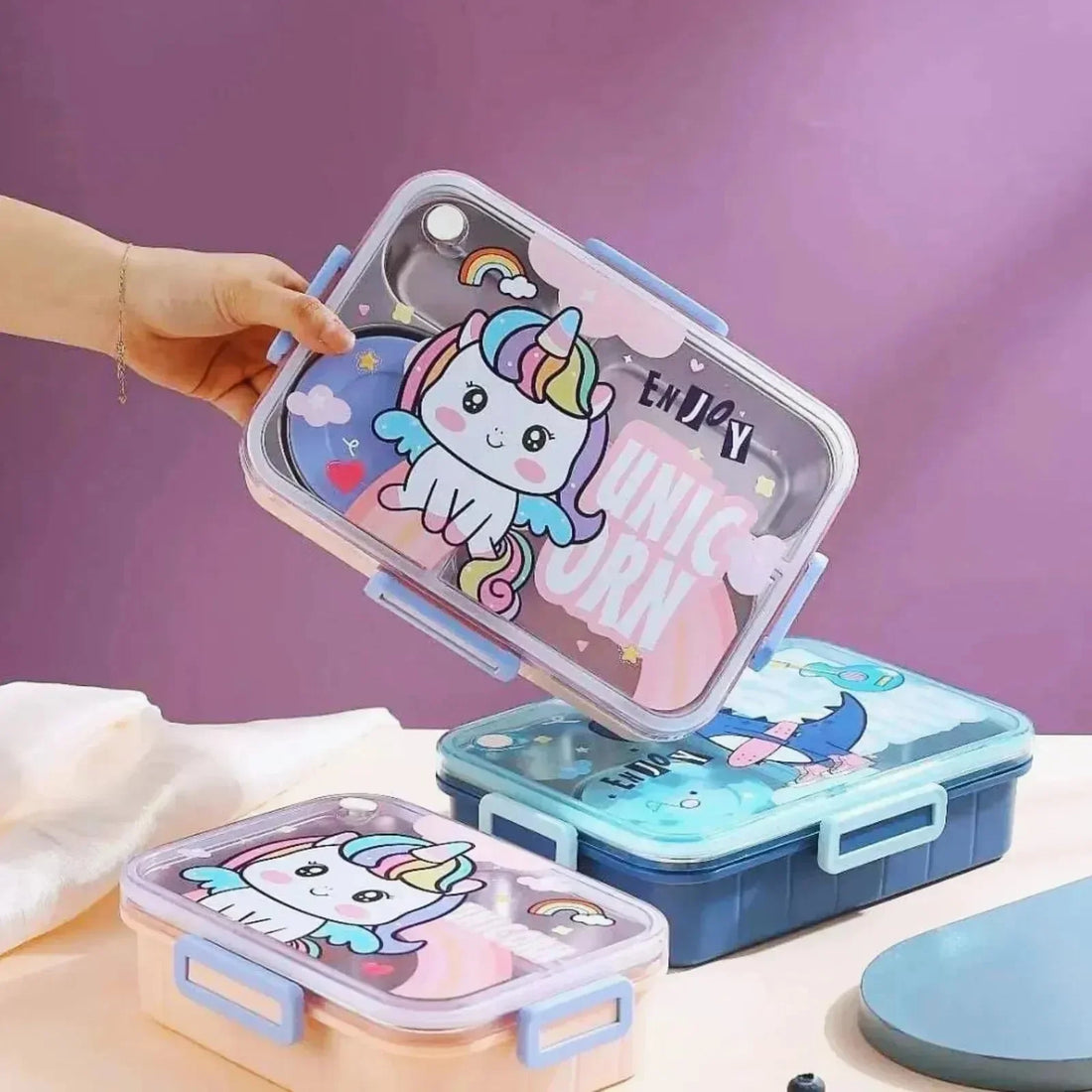 Sporty Animal Stainless Steel Lunch Box - Bear Hugs