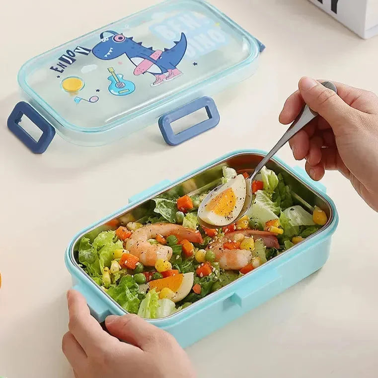 Sporty Animal Stainless Steel Lunch Box - Bear Hugs