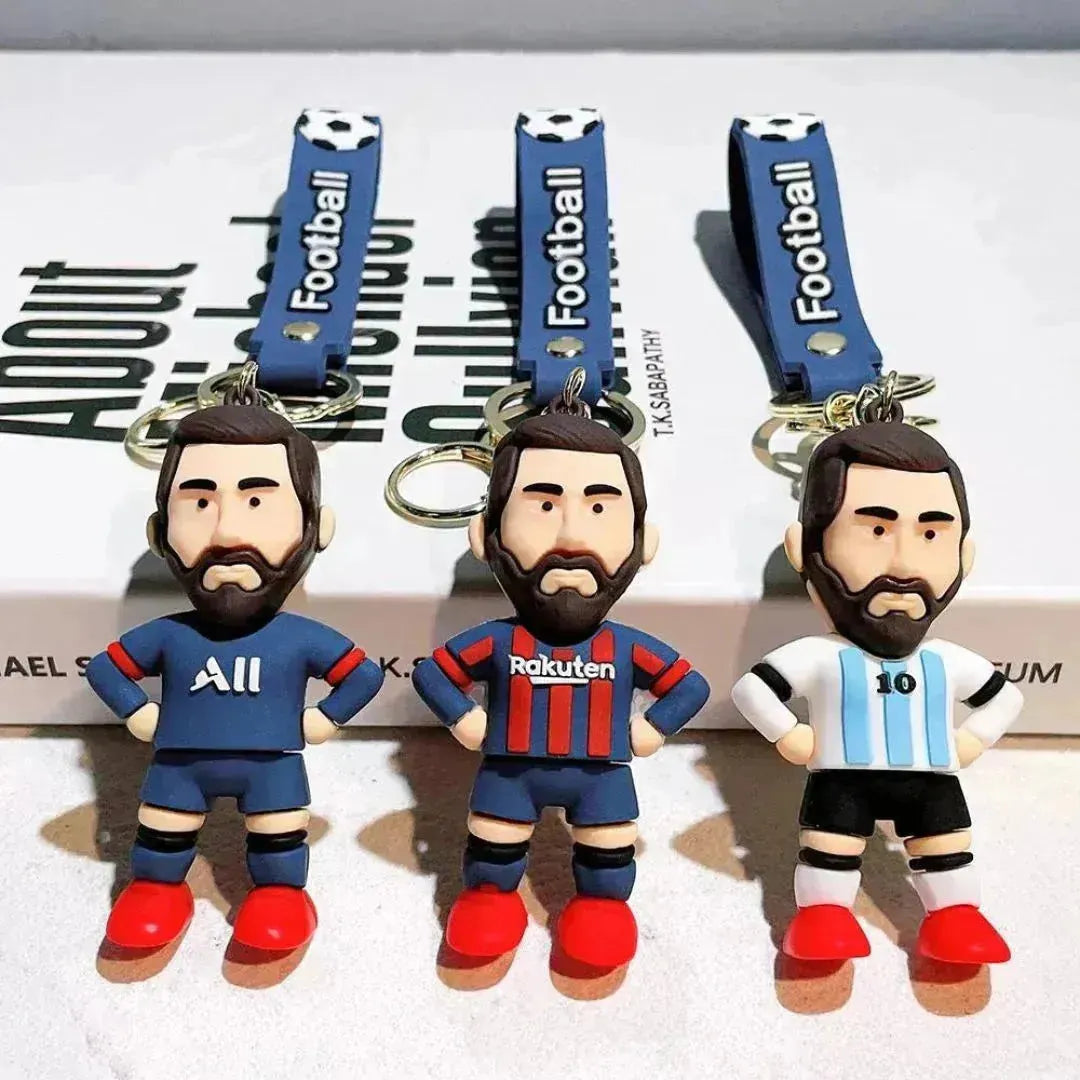 Sporty Lionel Messi 3D Keychain - Bear Hugs