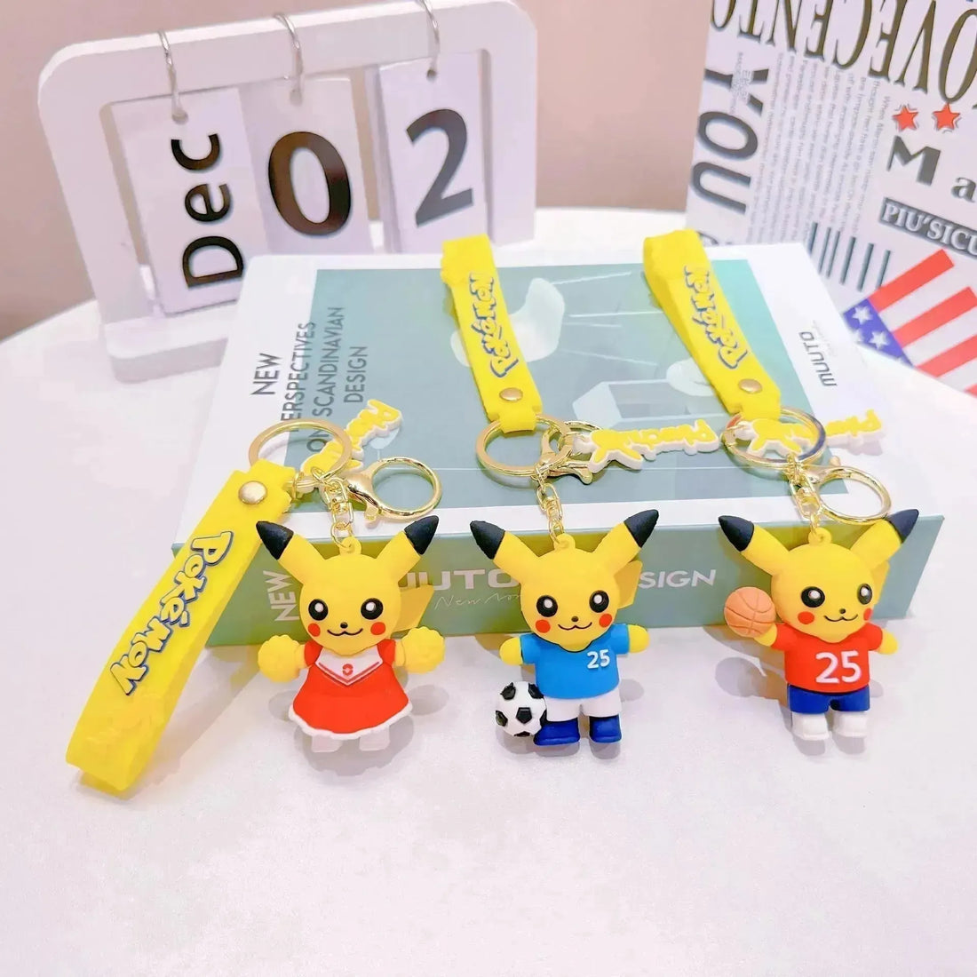 Sporty Pikachu 3D Keychain - Bear Hugs