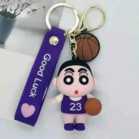 Sporty Shinchan 3D Keychain - Bear Hugs