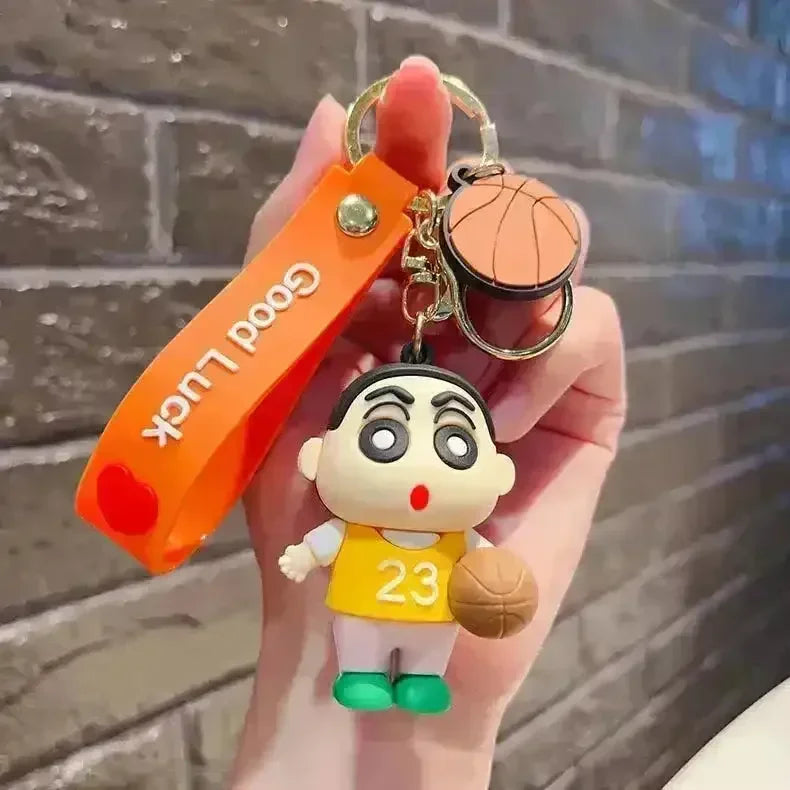 Sporty Shinchan 3D Keychain - Bear Hugs