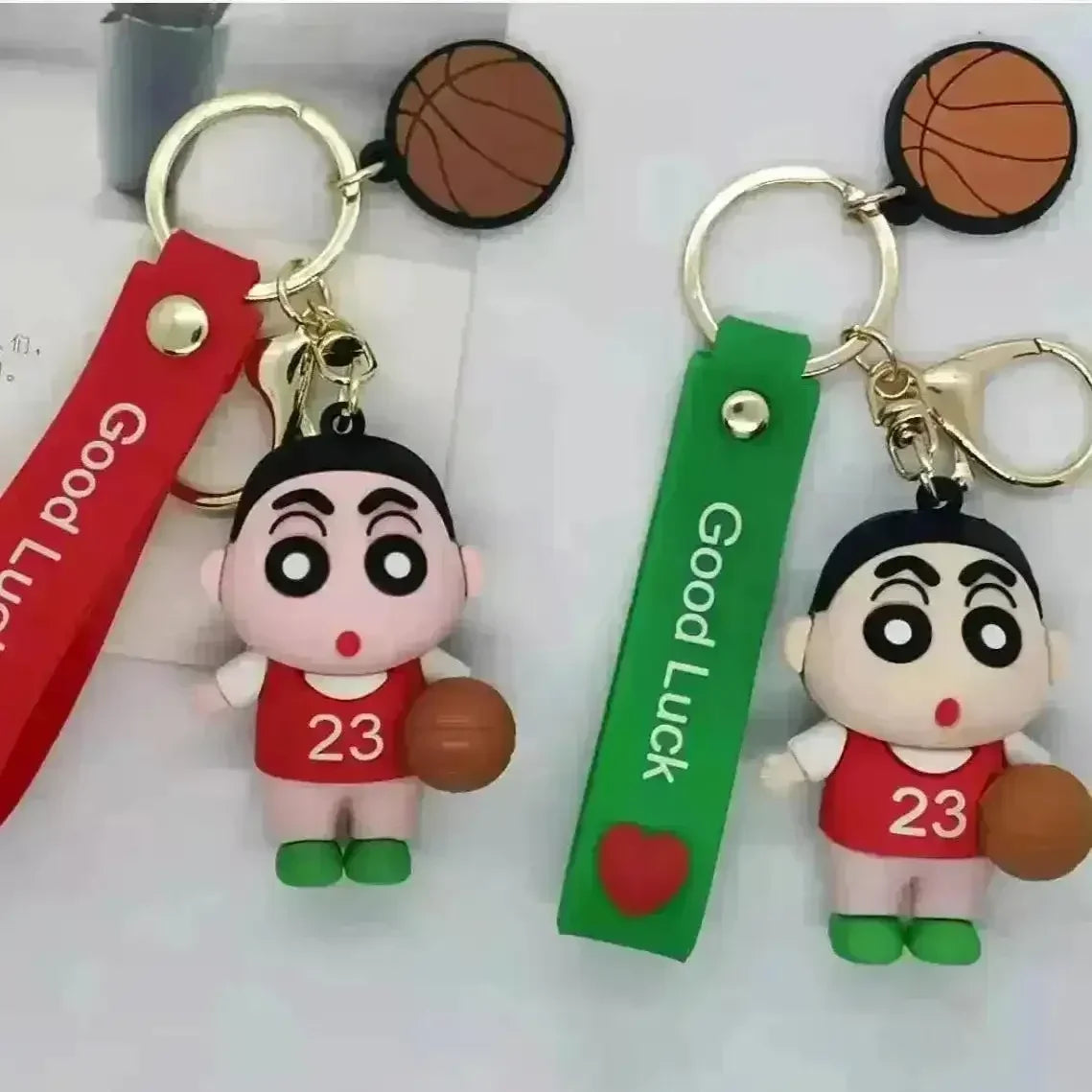Sporty Shinchan 3D Keychain - Bear Hugs