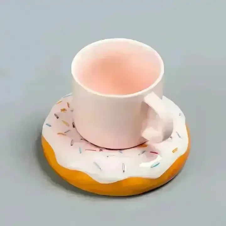 Sprinkle Donut Ceramic Mug (210 ml) - Bear Hugs