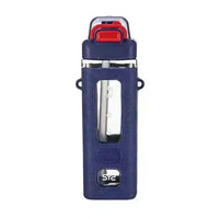 Square Motivational Straw Water Bottle (700 ml) - Bear Hugs