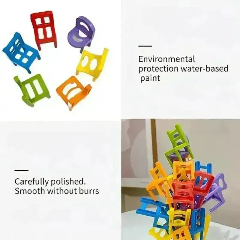 Stacking Chairs Balancing Game - Bear Hugs