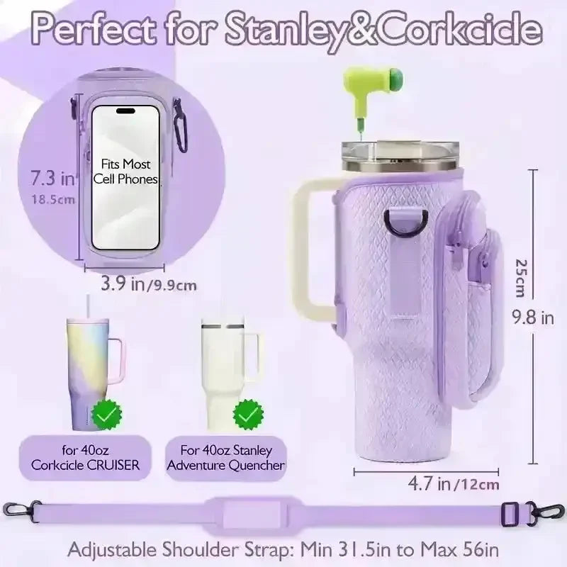 Stanley Cup 40 oz Neoprene Carrier Bag - Bear Hugs