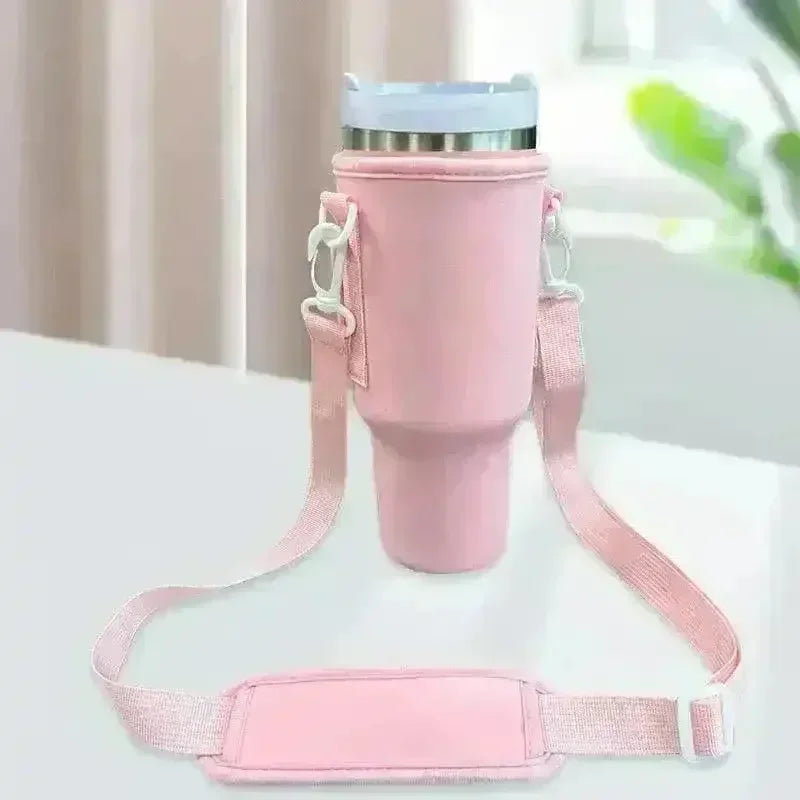 Sac Porte Bouteille Stanley 40 Oz – Néoprène Avec Bandoulière Et Poches, Accessoire Tendance