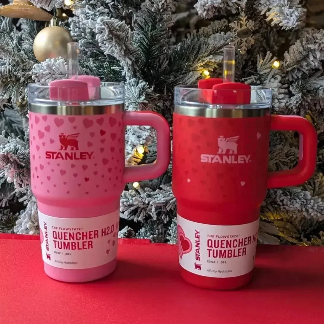 Stanley Quencher H2.0 Valentine Day 2025 Tumblers - Bear Hugs