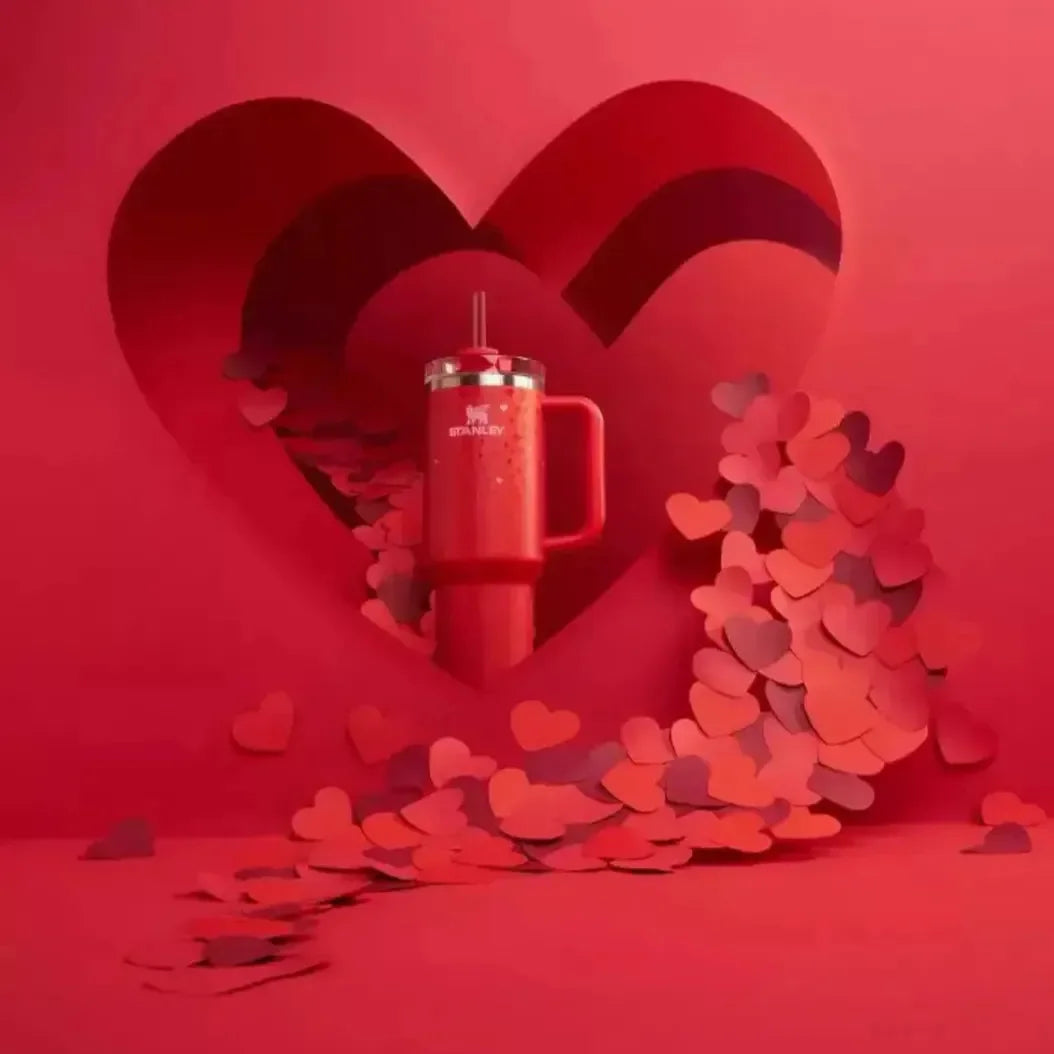 Stanley Quencher H2.0 Valentine Day 2025 Tumblers - Bear Hugs