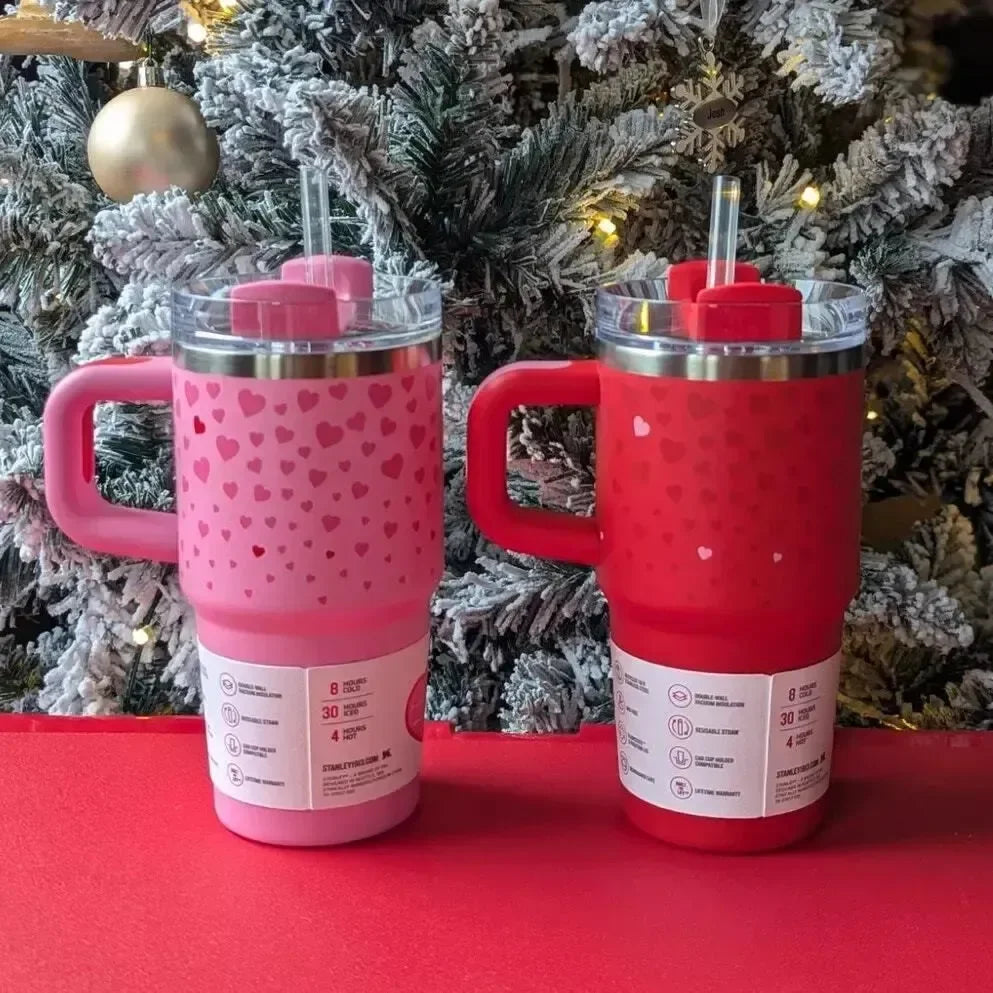 Stanley Quencher H2.0 Valentine Day 2025 Tumblers - Bear Hugs