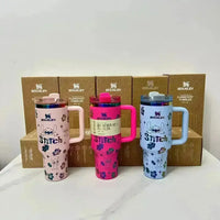 Stanley Stitch Ohana Customised Tumblers (40 oz) - Bear Hugs