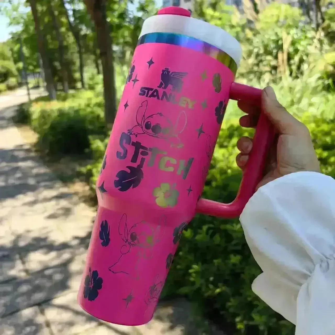 Stanley Stitch Ohana Customised Tumblers (40 oz) - Bear Hugs