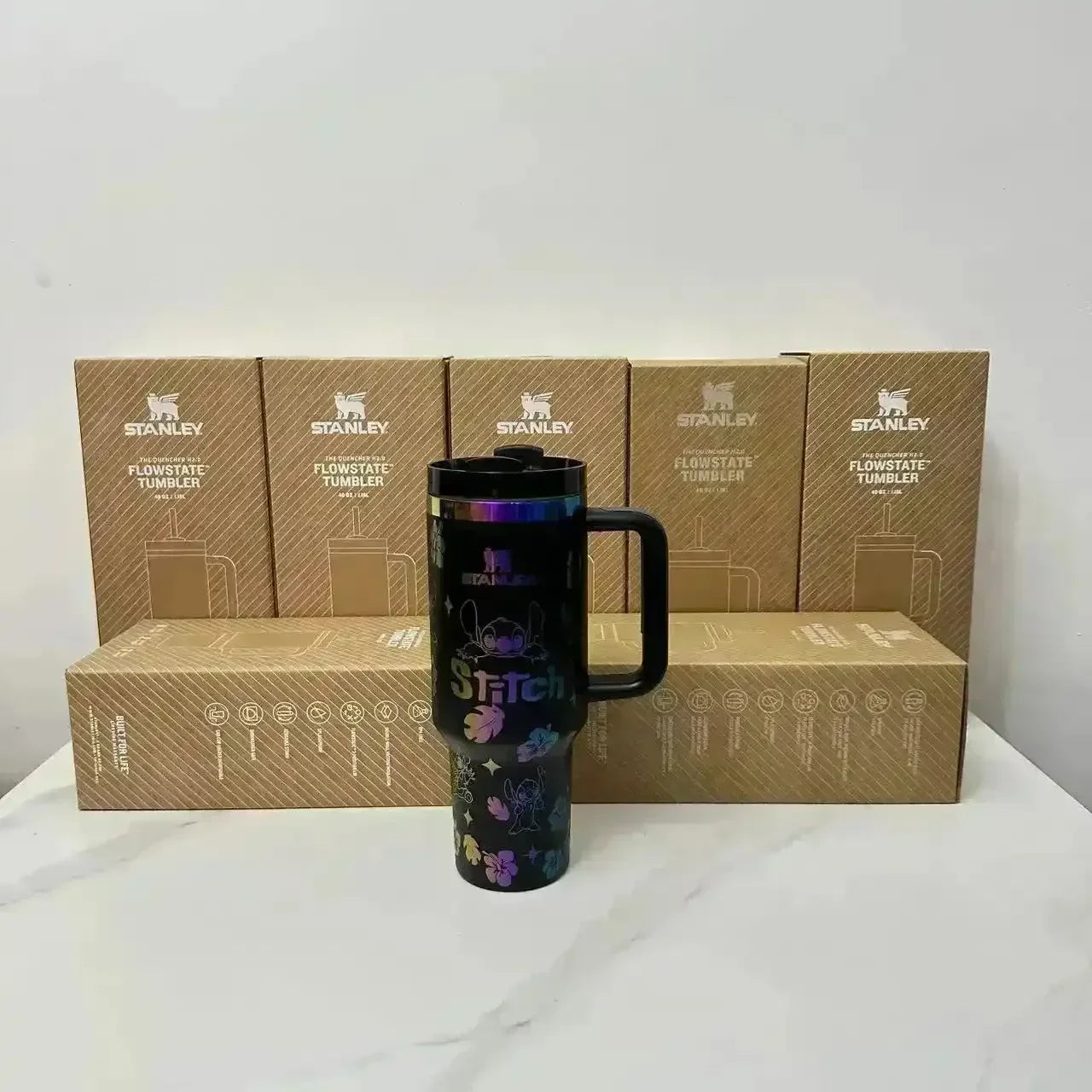 Stanley Stitch Ohana Customised Tumblers (40 oz) - Bear Hugs