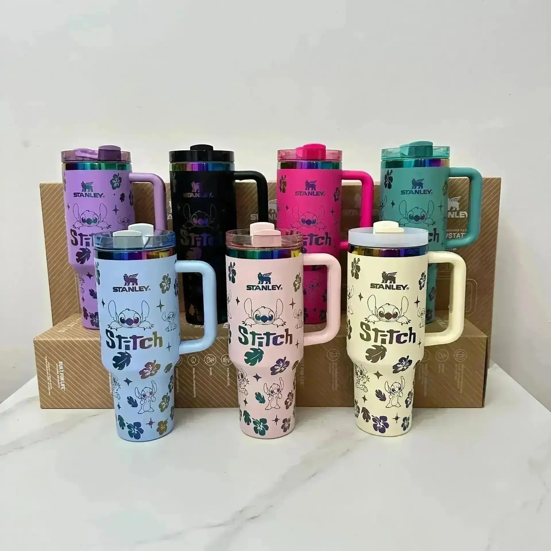 Stanley Stitch Ohana Customised Tumblers (40 oz) - Bear Hugs