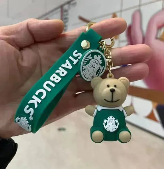 Starbucks Bear 3D Keychain - Bear Hugs