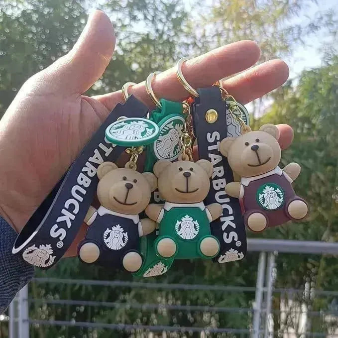 Starbucks Bear 3D Keychain - Bear Hugs