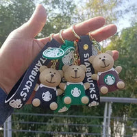 Starbucks Bear 3D Keychain - Bear Hugs