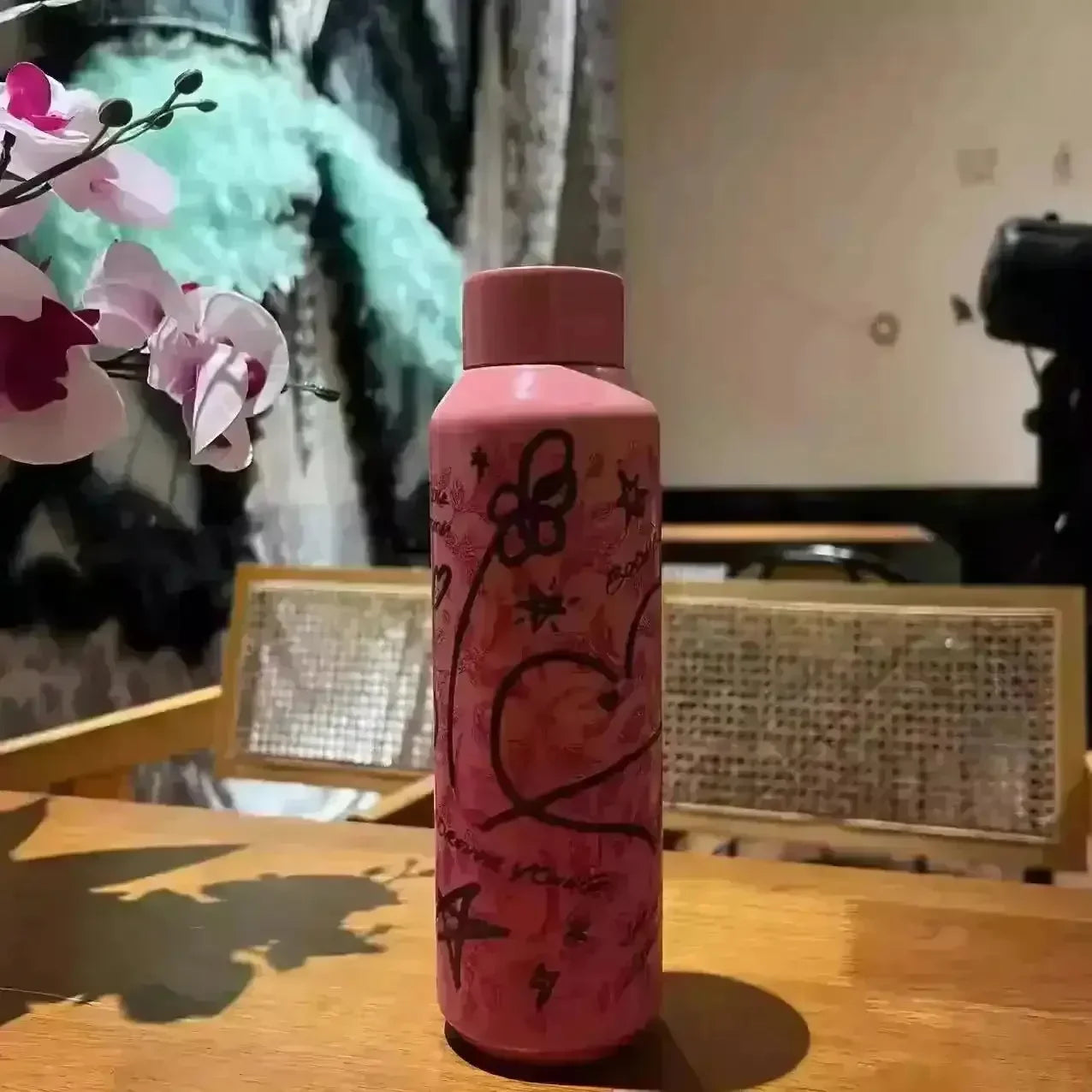 StarBX BlackPink Cherry Blossom Bottle (591 ml) - Bear Hugs