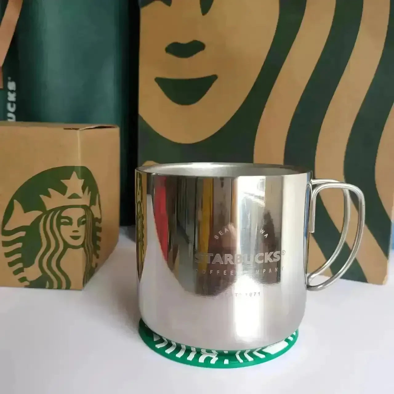 Starbucks Electroplated Novelty Mug (500 ml) - Bear Hugs