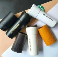 Starbucks Premium Leather Cover Bottle (500 ml) - Bear Hugs