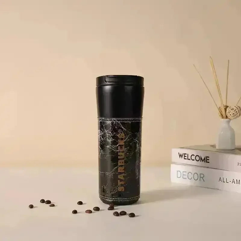 Starbucks Premium Leather Cover Bottle (500 ml) - Bear Hugs