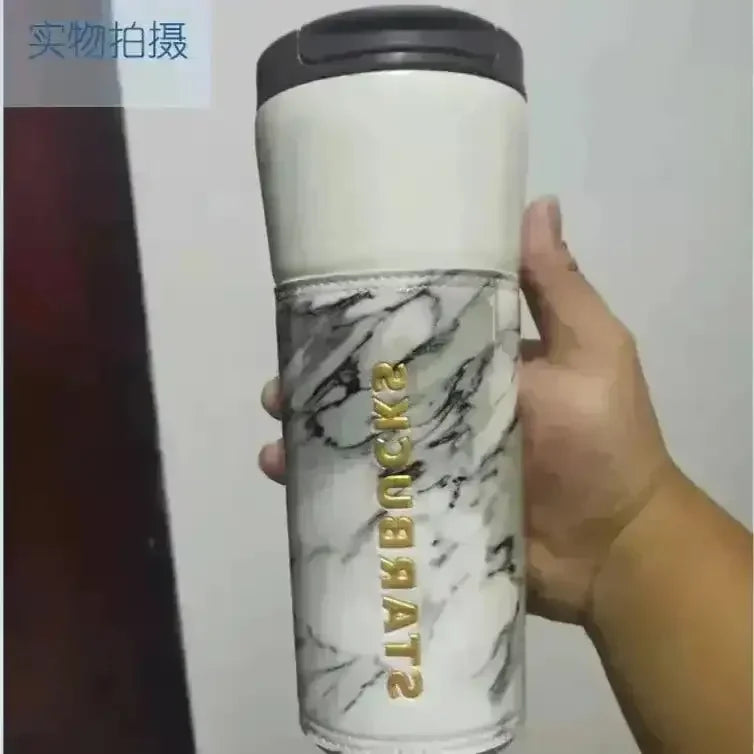 Starbucks Premium Leather Cover Bottle (500 ml) - Bear Hugs