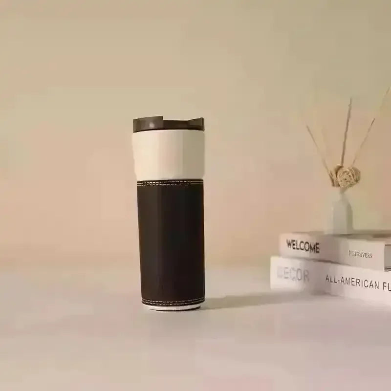 Starbucks Premium Leather Cover Bottle (500 ml) - Bear Hugs