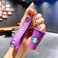 Starbucks Sipper 3D Keychain - Bear Hugs