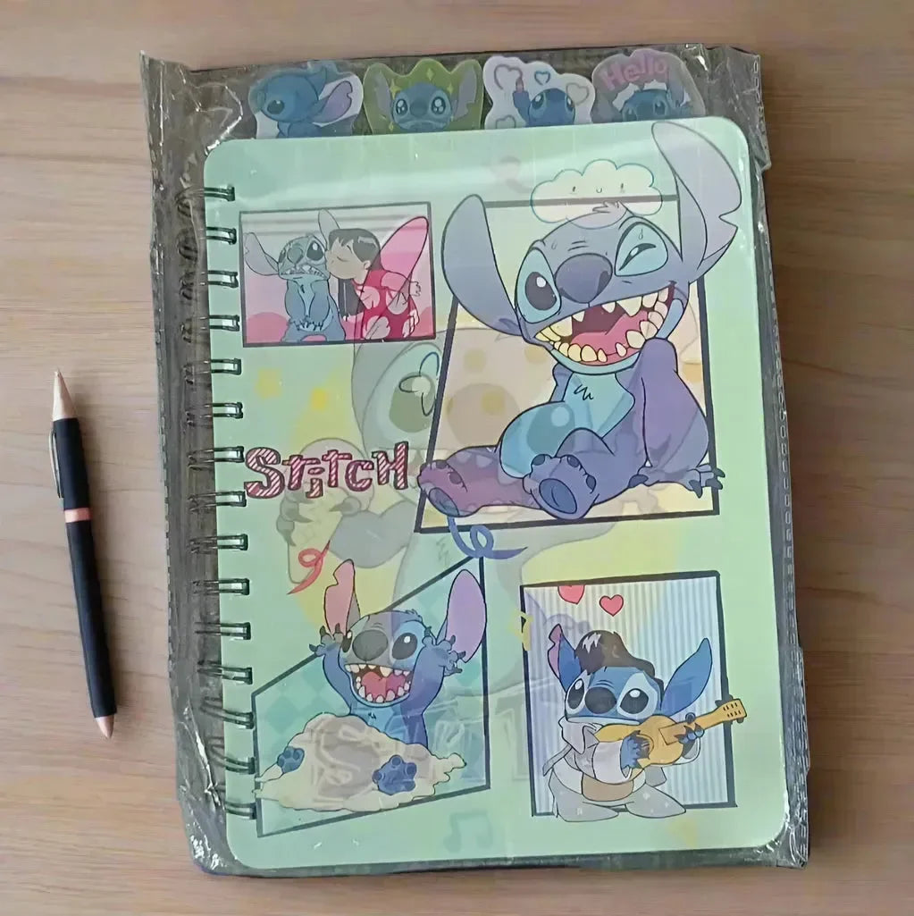 Stitch Aloha Motion A5 Spiral Journal - Bear Hugs