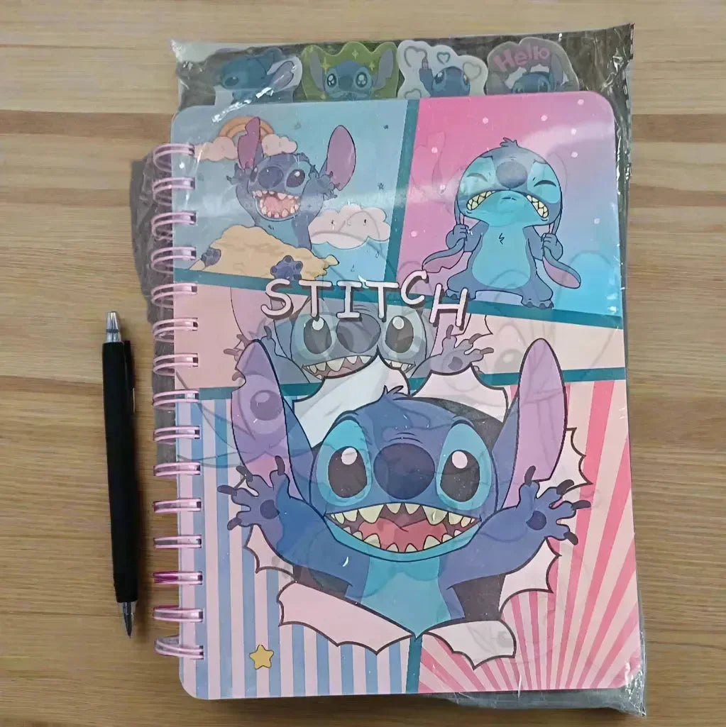 Stitch Aloha Motion A5 Spiral Journal - Bear Hugs