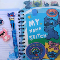 Stitch Aloha Motion A5 Spiral Journal - Bear Hugs