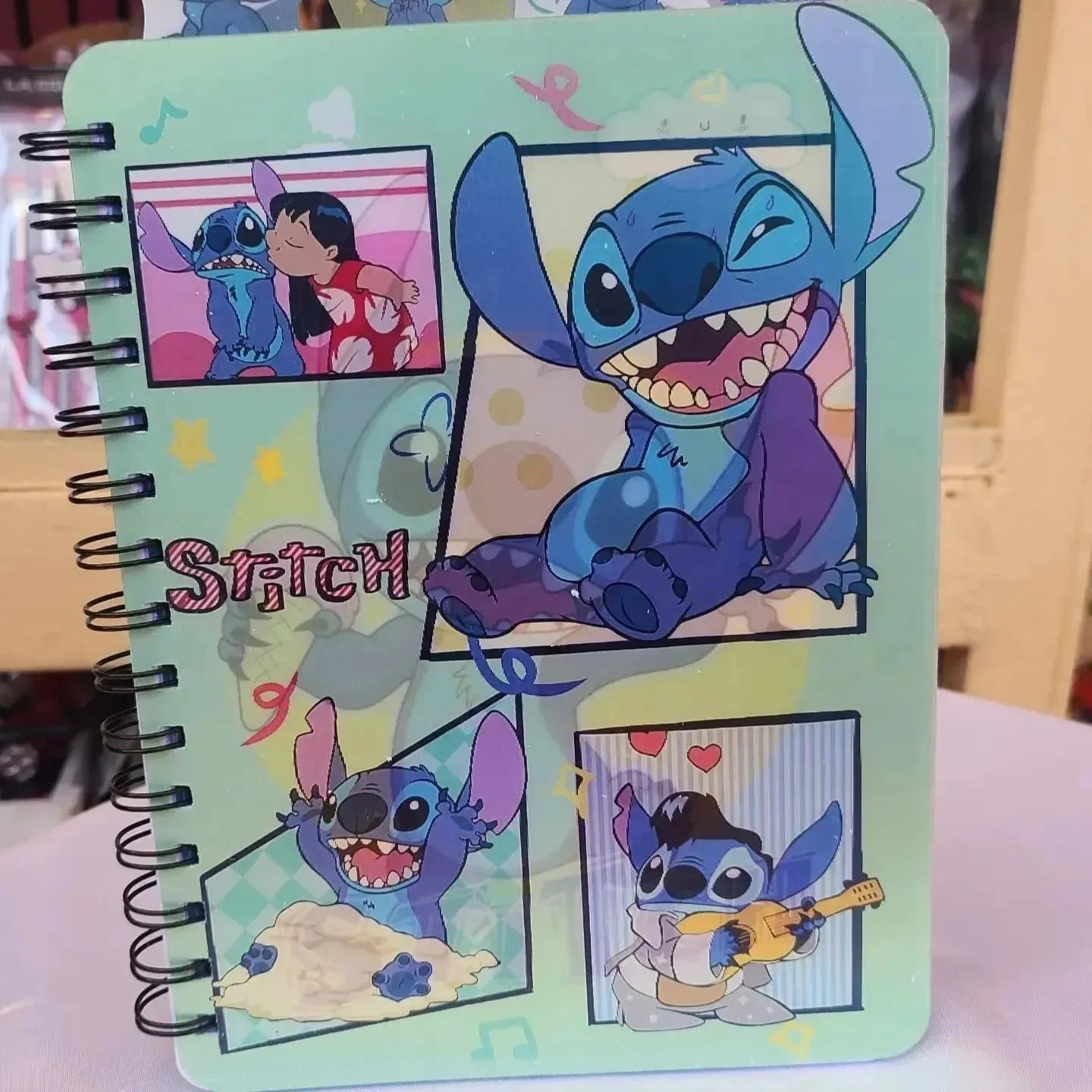 Stitch Aloha Motion A5 Spiral Journal - Bear Hugs