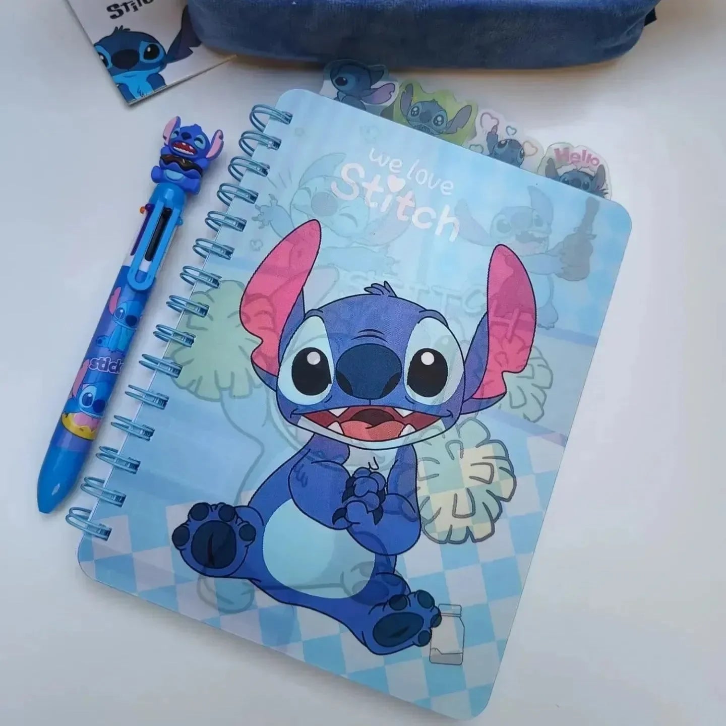 Stitch Aloha Motion A5 Spiral Journal - Bear Hugs