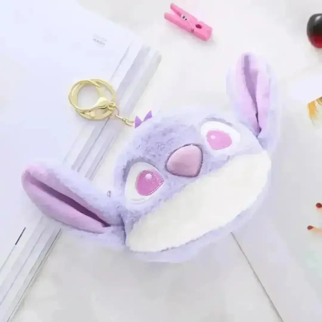 Stitch Coin Pouch Keychain - Bear Hugs
