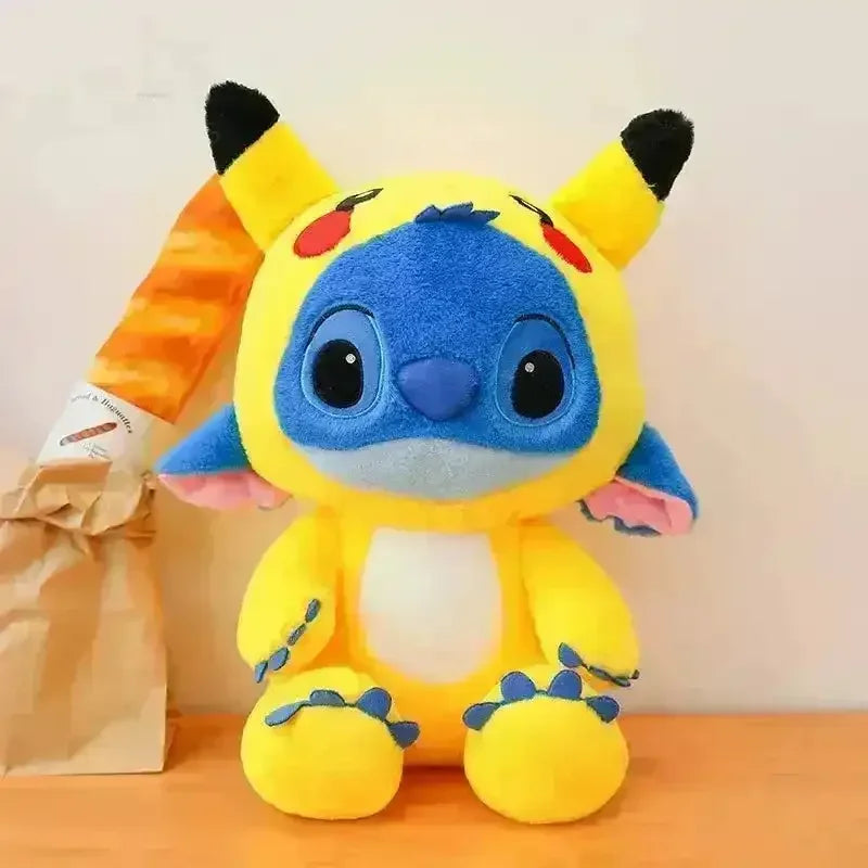 Stitch Cosplay Pikachu & Lotso Plush Dolls - Bear Hugs