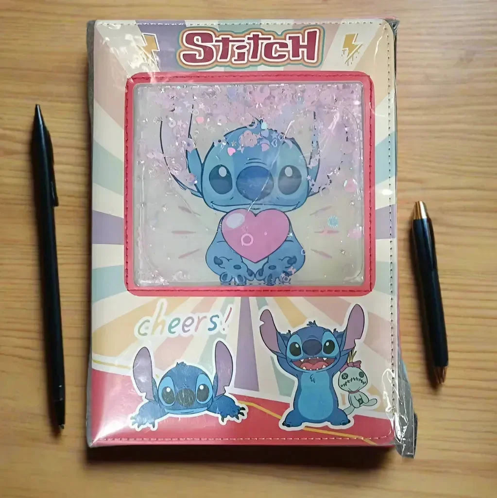 Stitch Galactic Glitter A5 Water Diary - Bear Hugs