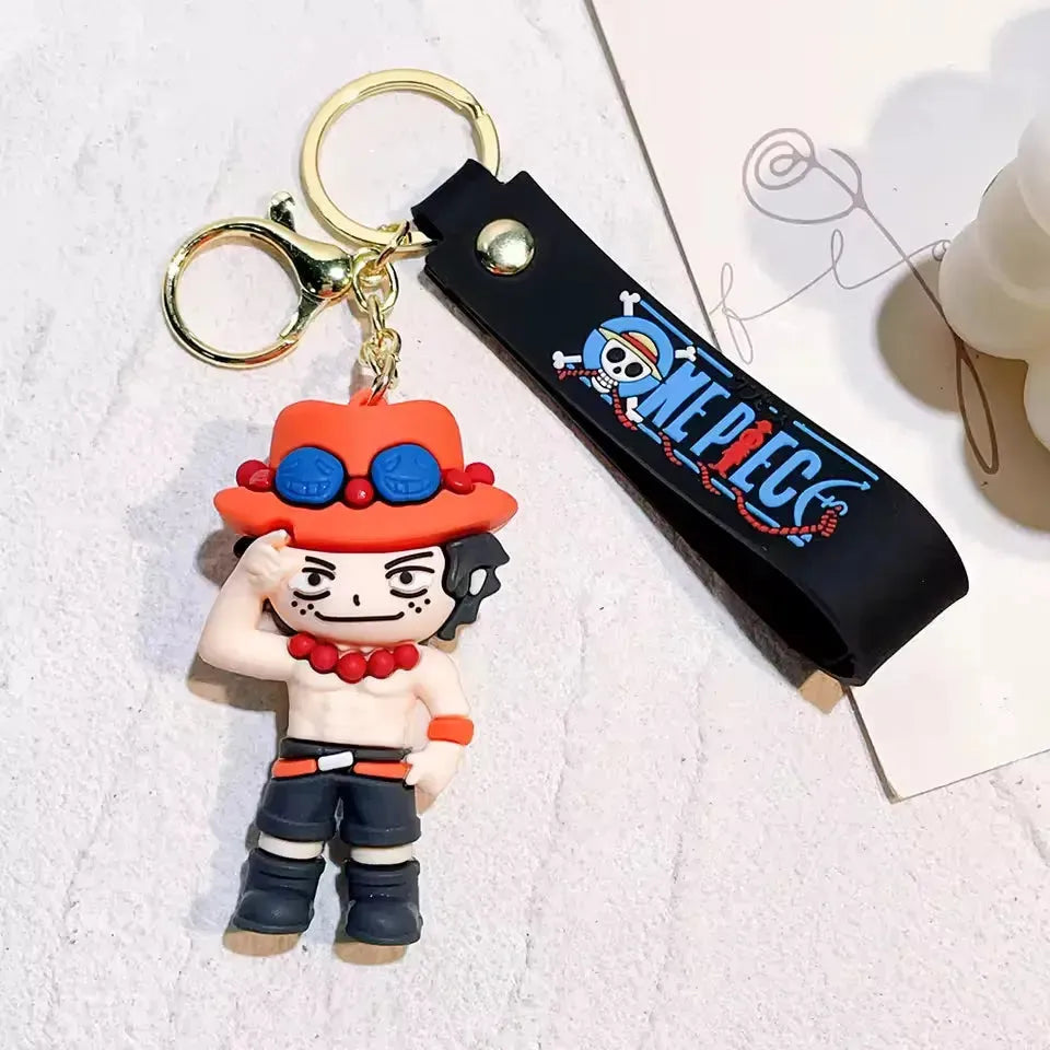 Straw Hat Crew 3D Keychain - Bear Hugs