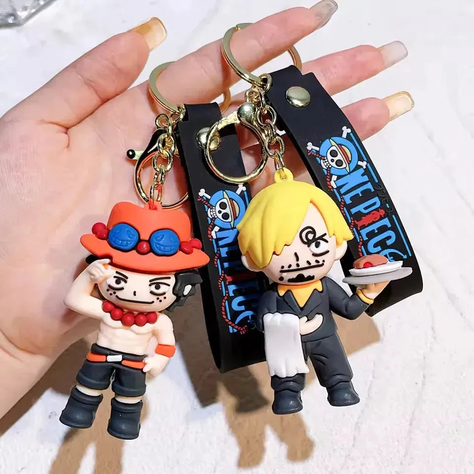 Straw Hat Crew 3D Keychain - Bear Hugs