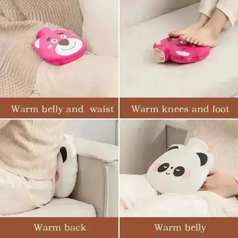 Strawberry Bear Relief Hot Water Bag - Bear Hugs